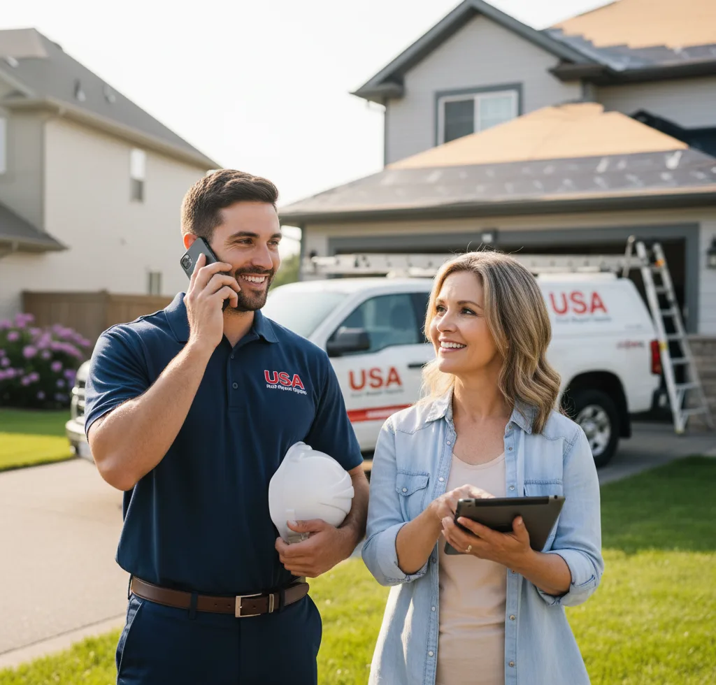 USA Roof Repair Experts customer support in Princeville